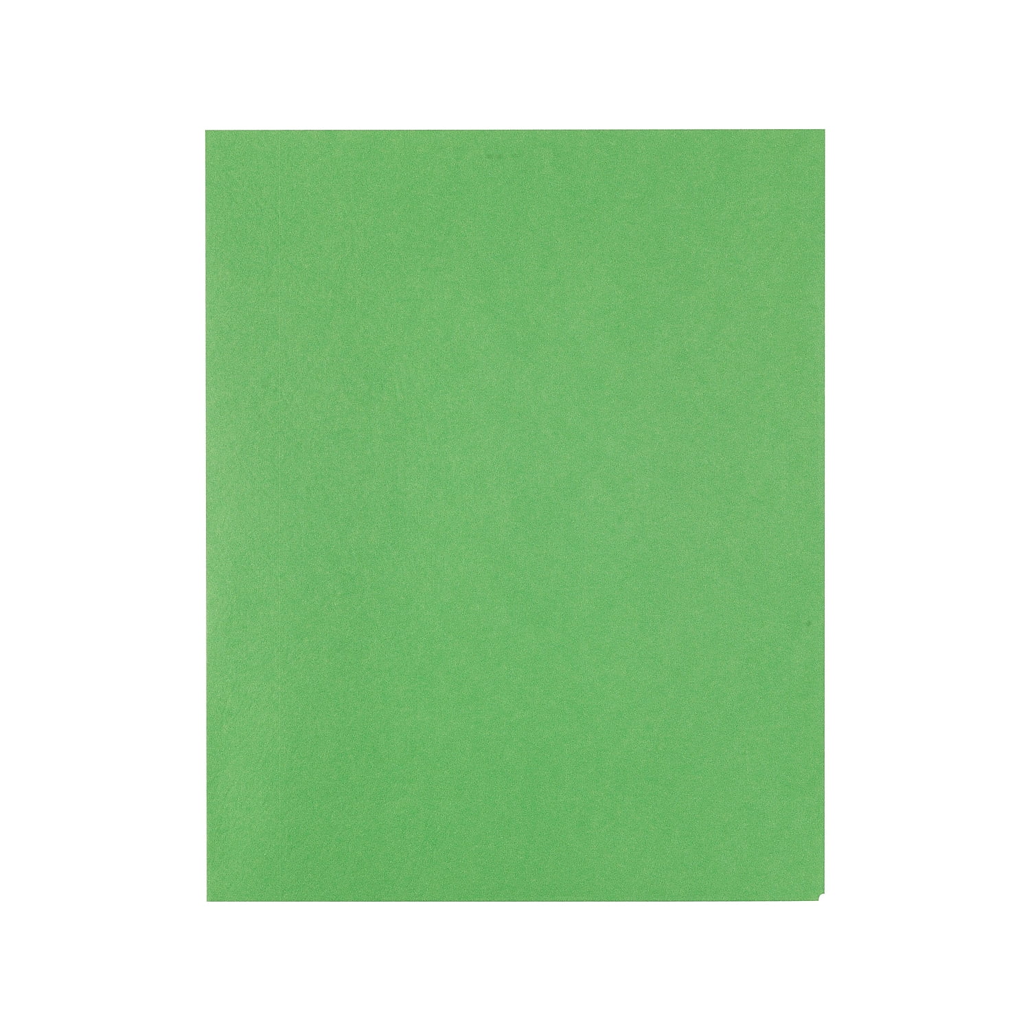 Staples School Grade 2 Pocket Folder Green 25/Box (50753/27533-CC)