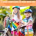 thumbnail image 4 of pitrice 1 Pair Children Bike Handlebar Ribbon Detachable Colorful Decorative Biking Cycling Scooter Party Ribbons Accessories Type 3 3Set, 4 of 6