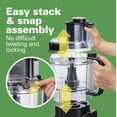 thumbnail image 5 of Hamilton Beach Stack & Snap Food Processor, 12 Cup Capacity, 70727G, 5 of 8
