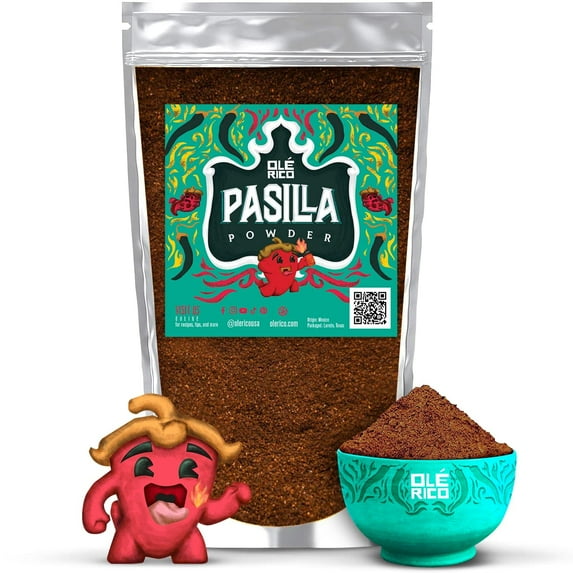 Ole Rico Pasilla Chile Powder Bag, 5 oz