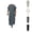Dark Gray, variant on Thobe for Men Summer Short Sleeve V Neck Side Slit Kaftan Thobe Islam Arabic Clothes Lightweight Cotton Linen Caftans