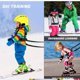 thumbnail image 3 of Eigraketly Cinturón de entrenamiento de esquí ajustable para niños, fuerte y duradero, con asa y mochila fácil Accesorios de cámara y óptica Bolso negro, 3 of 6