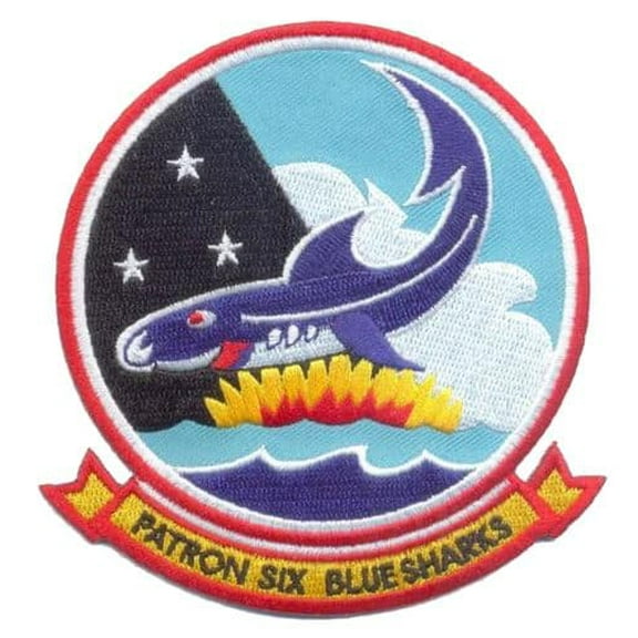 VP-6 Blue Sharks Squadron Patch – Sew On