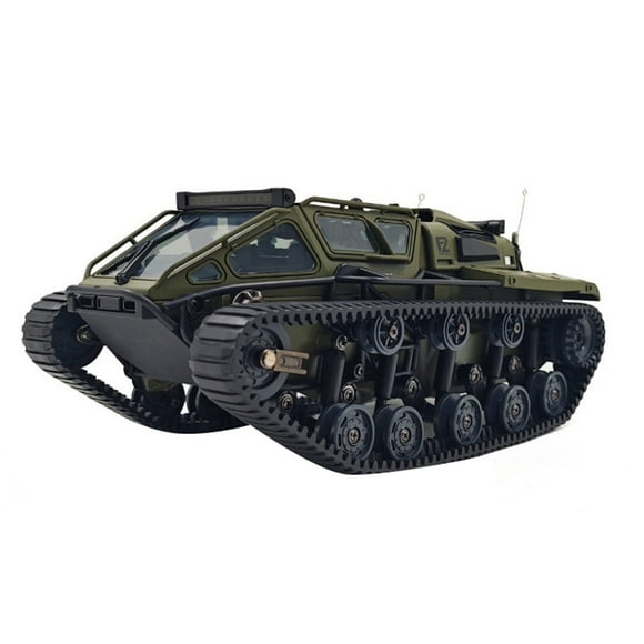 Tank: RC Remote Control Crawler Car With Lights Off Road Adventure Toy For Boys! Little Cars