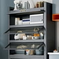thumbnail image 3 of Accent Closet Console Kitchen Cabinet Sideboards Shelf Cupboard Cabinet Display Alacena Cocina Muebles Furniture Accessories My Lux Decor Round, 3 of 16