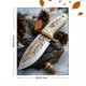 thumbnail image 3 of Qisvanset Framed Canvas Wall Art 12x16 Inch Engraved Fishing Knife Fisherman Hobby Gift Art, 3 of 5