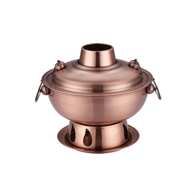 1.8 Liters Stainless Steel Charcoal Hotpot, Hot Pot, Chinese Outdoor Cookware For Picnic Camping
