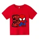 thumbnail image 4 of Nuevas camisetas de Spiderman para niños y niñas, camisetas con estampado de dibujos animados para niños de 3, 4 y 5 dígitos, camisetas de manga corta de verano para bebés, 4 of 5