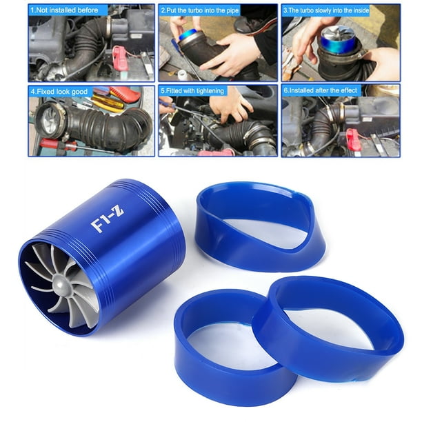 Turbocompresor de admisión de aire para automóvil, turbocompresor de admisión de aire, supercargador, ahorrador de combustible y gasolina para automóvil, elegante y estético