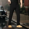 thumbnail image 2 of oqasdz Men's Pants Lined Hiking Thermal Insulated Outdoor Climbing Trousers Winter Windproof Softshell Trekking Adventure Activities, 2 of 7