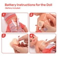 thumbnail image 5 of JoyStone Baby Doll Play Set with 12.5" Baby Doll, 21'' Foldable Doll Stroller, High Chair, 35 PCS Baby Doll Accessories and 2 Sets Doll Clothes, Pretend Play Toys for Girls Toddlers, 5 of 13