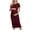 Red, variant on Maternity Dress for Women Maternity Bodycon Summer Dress Slim Fit Stretchy Sleeveless Casual Pregnancy Outfit Solid Color Bump Hugging Maternity Clothes