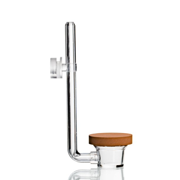 Difusor de CO2 TWINSTAR | Acuarios de agua dulce de hasta 120 galones | Acrílico ultra transparente - Fabricado en Corea del Sur | Perlas extremadamente finas | Membrana más porosa (M-19mm)