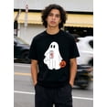 thumbnail image 3 of Halloween Diet Coke Ghost Shirt Diet Coke Ghost Tshirt Coke Lover V Neck T Shirt Funny Halloween Tops, 3 of 6