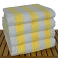 thumbnail image 3 of Luxury Hotel & Spa Towel 100% Cotton Pool Resort Beach Towels - Cabana - Yellow - Set of 4, 3 of 4