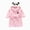 B-Pink, variant on Unisex Toddler Baby Soft Warm Flannel Hooded Bathrobe Kids Plush Robes with Belt Housecoat Sleepwear Dressing Gown for Boys Girls Gifts(B-Pink,7-8 Years)
