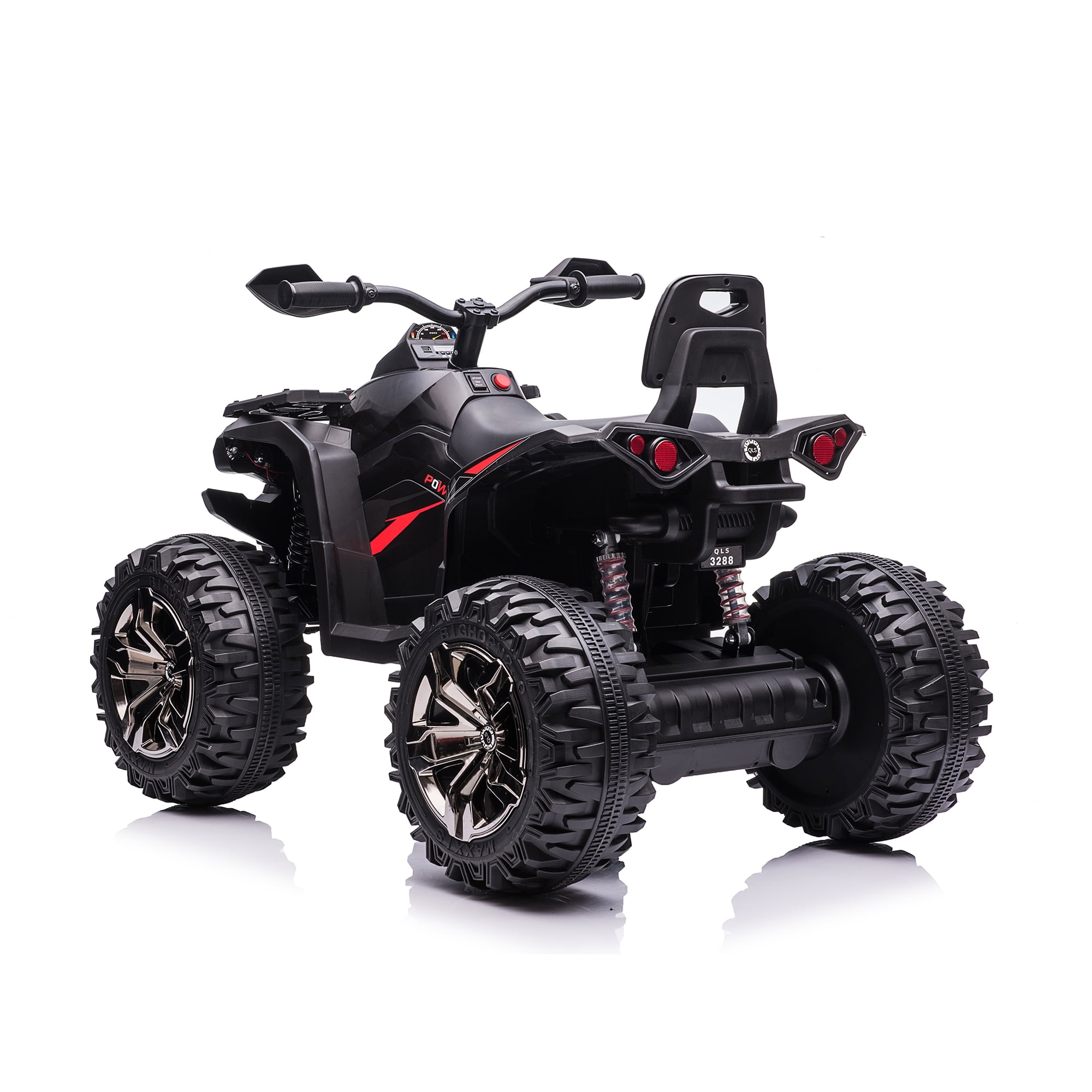 CIPACHO 24V Double Drive Kids UTV with 2.4G R/C, 4 Wheel Kids Ride-On ATV, Electric Car Toy with USB, MP3, Bluetooth, Black CIPACHO 24V Double Drive Kids UTV with 2.4G R/C, 4 Wheel Kids Ride-On ATV, Electric Car Toy with USB, MP3, Bluetooth, Black