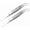5-1/2 Inch, variant on 5 Inch Stainless Steel Tweezers with Curved Serrated Tip Multipurpose Forceps for Craft Repairing 2 Pack