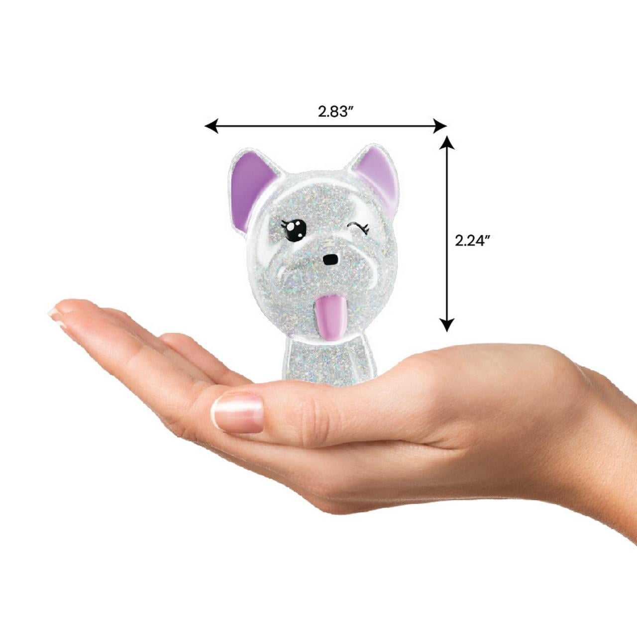 Taba Jelly Squishies Petey Puppy - FuFu Squeeze Stress Relief Toy for Kids & Adults - Stretchy & Sticky Fun Sensory Play with Decorations - Relaxing Fidget Toy for Anxiety Relief & Calming Exercise