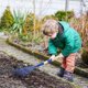 thumbnail image 3 of Metal Kids Leaves Rakes and Kids Gloves,Small Kids Lawn Rakes with Wooden Handle,Garden Tool Set for Kids Boys and Girls, 3 of 4