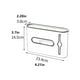 thumbnail image 2 of Caja de almacenamiento Gadget de cocina Montaje en pared Mano de obra fina Conveniencia Soporte de bolsa de basura de larga duración de estilo Almacenamiento y organización del hogar Azul oscuro Advancent  HA080206-03, 2 of 6