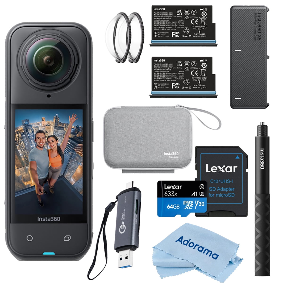 Insta360 X3 Pocket 360 Action Camera Snow Kit - Walmart.com
