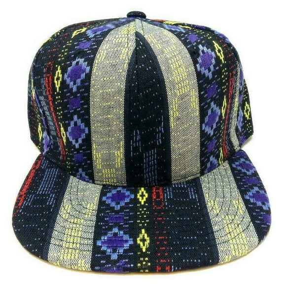 Grey & Black Aztec / Navajo All Over Print Snapback