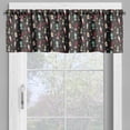 thumbnail image 4 of Ambesonne Rockets Valance & Curtain, Space Science Tech Machines, 55"x30", Ruby Sea Green, 4 of 7