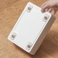 thumbnail image 2 of Easy Install Mini Caster Wheels for Moving For storage Boxes No Damage to Surfaces Available in Various Quantities, 2 of 8