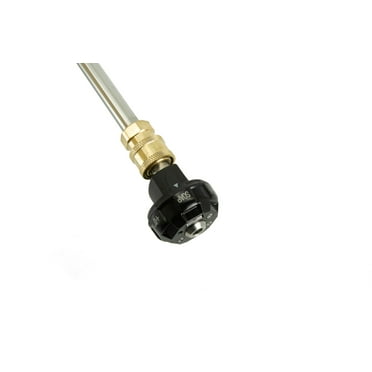 Hyper Tough Quick Connect 6-in-1 Nozzle for Pressure Washer, Metal, Black,Pressure Washer Attachment