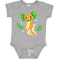thumbnail image 3 of Inktastic Cute Orange and Green Axolotl Boys or Girls Baby Bodysuit, 3 of 5