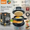 thumbnail image 1 of Mini Electric Burger Sandwich Maker Machine 220V 110V Bread Grill Baking Toaster Non Stick Pancake Pan for Home Kitchen 빵 토스트기, 1 of 5