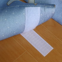 White Self Adhesive Hook and Loop 25mm Wide - Strong Hold for Car Trim & Craft Applications