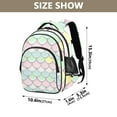 thumbnail image 3 of ALAZA Cartoon Scale Pattern School Backpack Elementary Bag Bookbag Travel Rucksack, 3 of 6