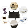 thumbnail image 7 of Bedside Caddy, 8 Pockets Hanging Storage Bag Organizer Holder for Bunk Dorm Rooms & Hospital Bed Rails, Black, 7 of 7