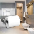 thumbnail image 4 of Toilet Paper Holder,Brushed Nickel,Wall Mount, Upgraded Adhesive Toilet Roll Holder,no Drilling,Bathroom Washroom, 4 of 5