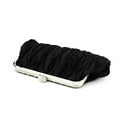 thumbnail image 2 of TAILTOSS 1Pack Evening Clutch Bag Black Satin Handheld Shoulder Cross Body Purse 10.6 In .7 In W, 2 of 7