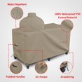 thumbnail image 5 of COVERS&ALL Big Egg Grill Cover, 12 Oz Waterproof UV & Weather Resistant, PVC Coated Outdoor Cover with Air Vents & Drawstrings (60" L x 27" W x 56" H, Beige), 5 of 7