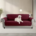 thumbnail image 1 of Waterproof & Scratch-Resistant Pet Sofa Cover – Protect Your Sofa from Pets’ Claws and Stains! (Burgundy,Chair), 1 of 12