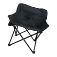thumbnail image 4 of Silla de camping plegable Sunnimix ligera con Bolsa de almacenamiento Negro, 4 of 8