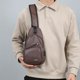 thumbnail image 5 of Bolsa bandolera para hombre: elegante mochila deportiva de gran capacidad,bolsa de viaje segura,ideal para senderismo,gimnasio,uso diario,duradera y práctica, 5 of 6