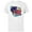 White, variant on Disney Minnie Mouse No. 1 Varsity - Short Sleeve Cotton T-Shirt for Adults - Customized-Black