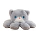 thumbnail image 4 of Cabeza de gato de peluche creativa, juguete decorativo de peluche, almohada suave hecha a mano Gris, 4 of 9