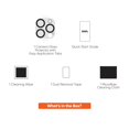 thumbnail image 6 of onn. Camera Glass Protector for iPhone 16 Pro / iPhone 16 Pro Max, 6 of 7