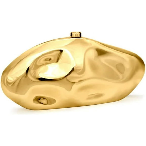 Evening Clutch Purse for Women Metallic Lattice Pattern Bag Unique Geometric Handbag for Wedding Party Prom