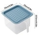 thumbnail image 2 of Tarro para almacenar cebada multigrano | Recipiente de plástico transparente con asa | Tapa hermética para organizar la despensa | Juego de 1 pieza, 2 of 2