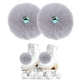 thumbnail image 2 of Dalrosia 2PCS Large Roller Skate Pom Poms for Women Girls Princess Fluffy Tie-on Roller Skate Pom Poms with Jingle Bells Fuzzy Pom Poms Quad Roller Skate Accessories, 2 of 2