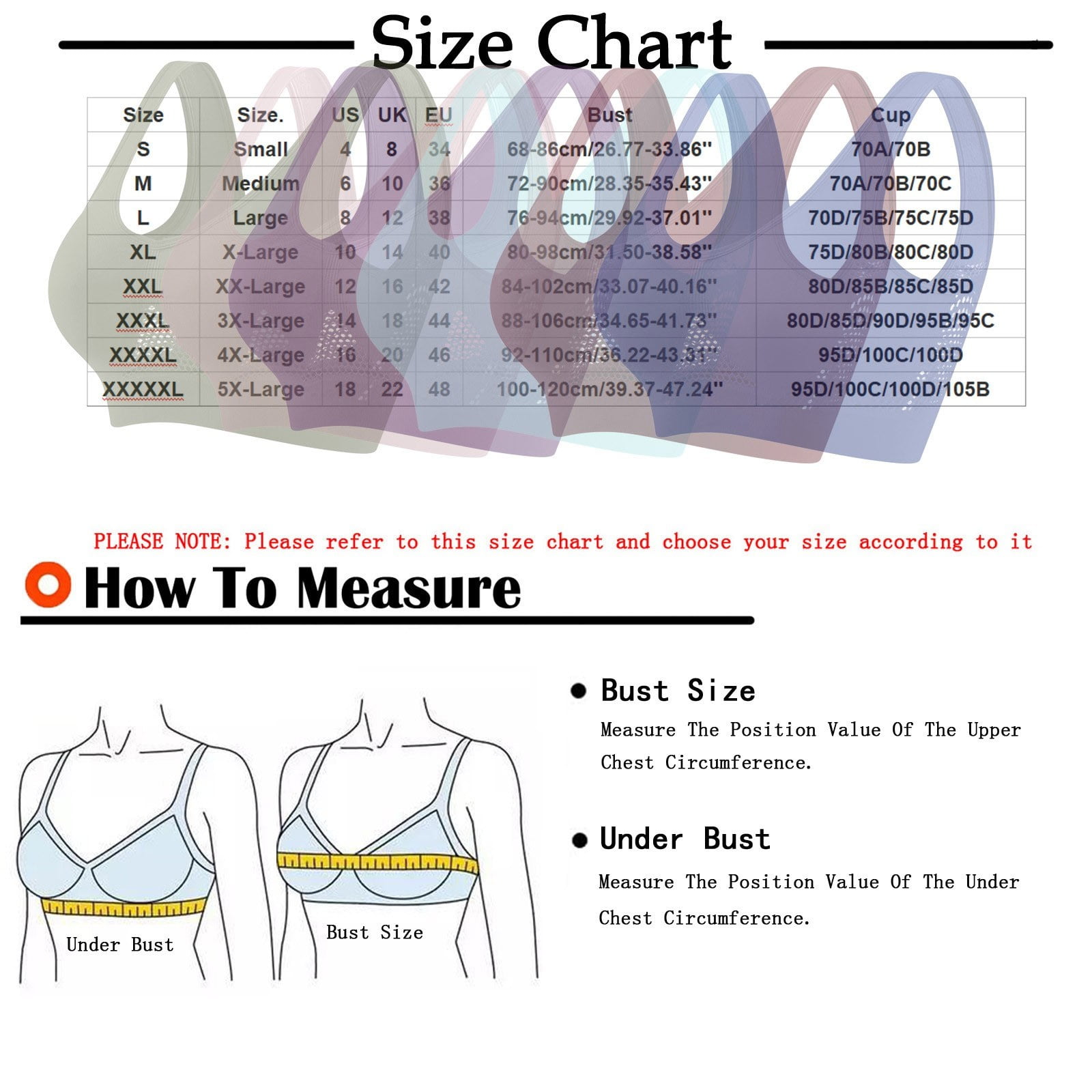 3 pack Womens Sport Bras Plus Sizes Underwear Light Supportive Yoga Solid Workout Gym Activewear - image 2