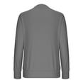 thumbnail image 6 of IROINNID Cardigan for Women Open Front On Sale Lightweight Cardigan Fitted Jacket Casual Office Cropped Outerwear,Dark Gray, 6 of 7