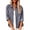 Dark Gray, variant on Women's Denim Button Down Shirt Long Sleeve Collared Jean Shirt with Chest Pockets, Loose Fit Washed Chambray Top for Fall Spring Casual Work Western Daily Wear